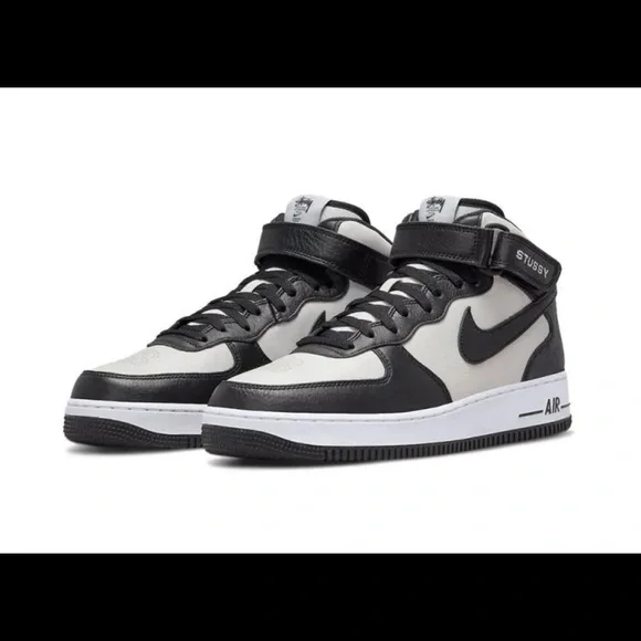 Nike | Shoes | Nike X Stussy Air Force 7 Mid Black White